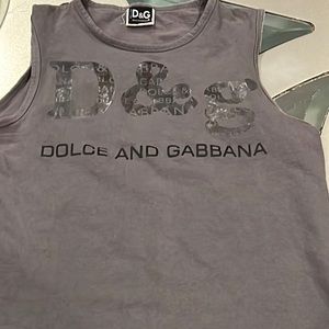 Gently Used Designer D&G Dolce And Gabbana Tank T… - image 1